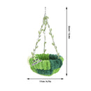 GobekUsa Cozy Coral Fleece Parrot Hammock - Green
