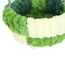 GobekUsa Cozy Coral Fleece Parrot Hammock - Green