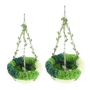 GobekUsa Cozy Coral Fleece Parrot Hammock - Green