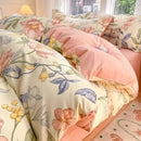 GobekUsa Cozy Cotton Bedding Set: 160X210cm Quilt Cover for Adults, Warm & Soft Duvet Cover