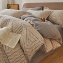 GobekUsa Cozy Cotton Bedding Set: 160X210cm Quilt Cover for Adults, Warm & Soft Duvet Cover