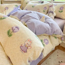 GobekUsa Cozy Cotton Bedding Set: 160X210cm Quilt Cover for Adults, Warm & Soft Duvet Cover
