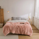 GobekUsa Cozy Faux Fur Throw Blanket for All Seasons