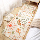 GobekUsa Cozy Faux Lamb Wool Bedside Rug for Bedroom Decor Anti-Slip Soft Living Room Carpet
