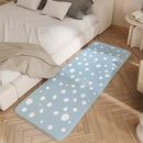 GobekUsa Cozy Faux Lamb Wool Bedside Rug for Bedroom Decor Anti-Slip Soft Living Room Carpet