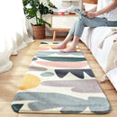 GobekUsa Cozy Faux Lamb Wool Bedside Rug for Bedroom Decor Anti-Slip Soft Living Room Carpet