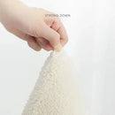 GobekUsa Cozy Faux Lamb Wool Bedside Rug for Bedroom Decor Anti-Slip Soft Living Room Carpet