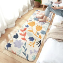 GobekUsa Cozy Faux Lamb Wool Bedside Rug for Bedroom Decor Anti-Slip Soft Living Room Carpet