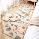GobekUsa Cozy Faux Lamb Wool Bedside Rug for Bedroom Decor Anti-Slip Soft Living Room Carpet