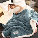 GobekUsa Cozy Winter Fleece Blanket | Queen Size Soft & Warm Duvet Quilt Blanket