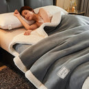 GobekUsa Cozy Winter Fleece Blanket | Queen Size Soft & Warm Duvet Quilt Blanket