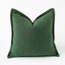GobekUsa Cozy Green Handmade Pillow Cover 45x45cm - Nordic Fall Winter Home Decor