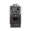 Cozy Heat Quattro Thru-Wall Square Style Sauna Stove With Sauna Stones [COZY QUATTRO TW] (SAK81754)