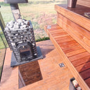 Cozy Heat Quattro Wood-Fired Sauna Stove With Sauna Stones [COZY QUATTRO] (SAK23947)
