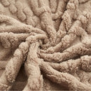 GobekUsa Cozy Jacquard Plush Blanket: Soft Winter Sofa Throw, Office Travel Nap Shawl
