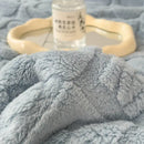 GobekUsa Cozy Jacquard Taffeta & Flannel Nap Blanket - Warm, Thick Comforter for Bedroom