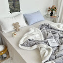 GobekUsa Cozy Lamb Wool Blanket: High-Quality Warm Velvet Quilt for All Seasons.
