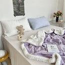 GobekUsa Cozy Lamb Wool Blanket: High-Quality Warm Velvet Quilt for All Seasons.