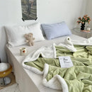 GobekUsa Cozy Lamb Wool Blanket: High-Quality Warm Velvet Quilt for All Seasons.