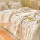 GobekUsa Cozy Milk Velvet Cartoon Blanket for Single Bed, Student Dorm: Spring & Autumn Blanket