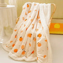 GobekUsa Cozy Milk Velvet Cartoon Blanket for Single Bed, Student Dorm: Spring & Autumn Blanket