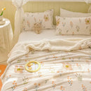 GobekUsa Cozy Milk Velvet Cartoon Blanket for Single Bed, Student Dorm: Spring & Autumn Blanket