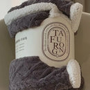 GobekUsa Cozy Jacquard Coral Fleece Blanket