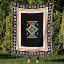 GobekUsa Cozy Nordic Camping Blanket and Sofa Cover – Boho Outdoor Line Blanket for Home and Hotel Decor