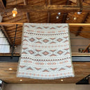 GobekUsa Cozy Nordic Camping Blanket and Sofa Cover – Boho Outdoor Line Blanket for Home and Hotel Decor