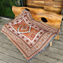 GobekUsa Cozy Nordic Camping Blanket and Sofa Cover – Boho Outdoor Line Blanket for Home and Hotel Decor