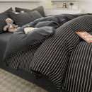 GobekUsa Cozy Nordic Plaid Bedding Set - Queen/King Size