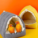 GobekUsa Cozy Parrot Cage Hanging Hut Bed
