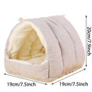 GobekUsa Cozy Parrot Cage Hanging Hut Bed