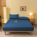 GobekUsa Cozy Solid Color Fitted Sheet - All Seasons Mattress Cover