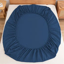 GobekUsa Cozy Solid Color Fitted Sheet - All Seasons Mattress Cover