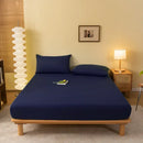 GobekUsa Cozy Solid Color Fitted Sheet - All Seasons Mattress Cover