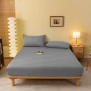 GobekUsa Cozy Solid Color Fitted Sheet - All Seasons Mattress Cover