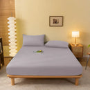 GobekUsa Cozy Solid Color Fitted Sheet - All Seasons Mattress Cover