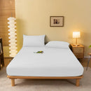 GobekUsa Cozy Solid Color Fitted Sheet - All Seasons Mattress Cover