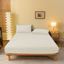 GobekUsa Cozy Solid Color Fitted Sheet - All Seasons Mattress Cover