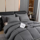 GobekUsa Cozy Spring Queen Duvet Set - Soft & Breathable Quilted Comforter & Pillowcase