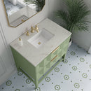 James Martin Emmeline 36" Single Bathroom Vanity, Pistachio