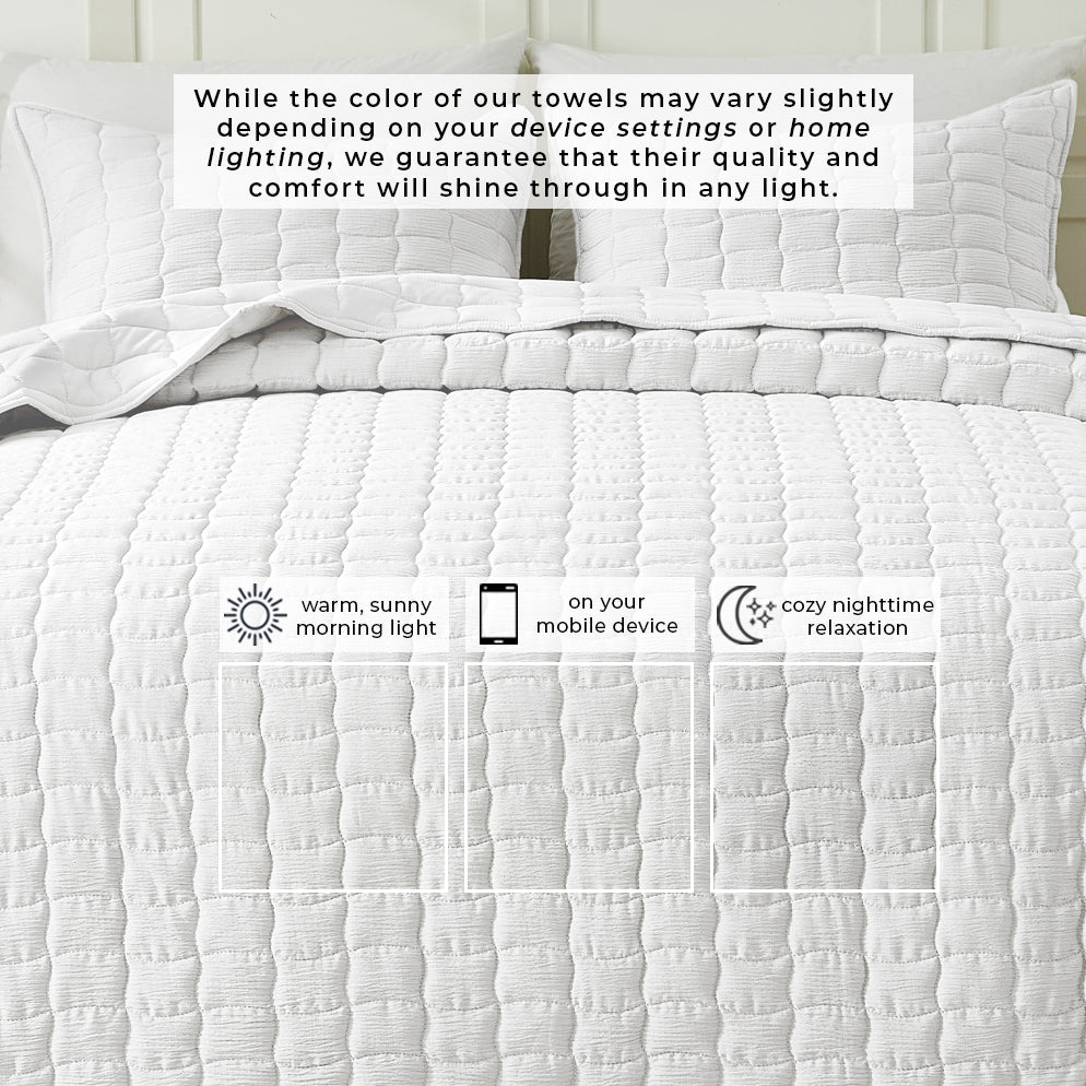 Gauze Quilt Set - Wave Stitch Collection, photo 6 of 12