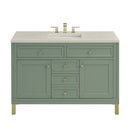 James Martin Chicago 48" Single Bathroom Vanity, Smokey Celadon