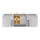 James Martin Myrrin 60" Double Bathroom Vanity, Bright White