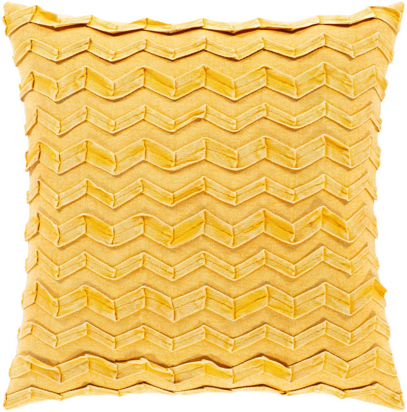 Lochristi Bright Yellow Pillow Cover