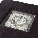 Aluminum 42-in Square Propane Fire Table with Beads, Covers and Lid