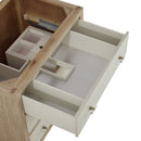 James Martin Celeste 36" Single Bathroom Vanity, Sunwashed Oak with Embossed Shagreen Drawer Fronts
