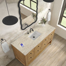 James Martin Breckenridge 60" Single Bathroom Vanity, Light Natural Oak