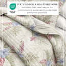 Floral Printed Cotton Quilt Set - Mendocino Collection by Great Bay Home